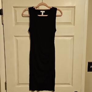 Leith Black Midi Dress